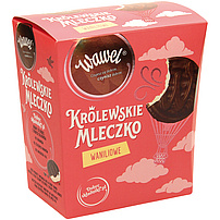 Schaumzuckerware "Krolewskie mleczko waniliowe" mit Vanillegeschmack in Schokolade