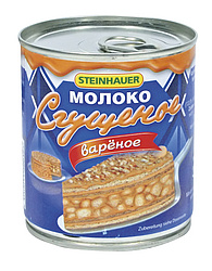 Slazené a vařené kondenzované mléko "Sguschtschonka Warjonka" 6% tuku