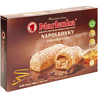 "Napoleonky" Ziehteiggebäck mit 35% Kaffee-Cremefüllung, tiefgefroren