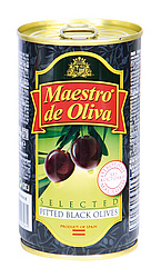 Auslese Schwarze Oliven "Maestro de OLIVA" ohne Stein