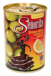 Grüne Oliven "Senorita" mit Zitronenfüllung
