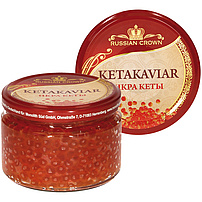 Caviar de cétacé (Oncorhynchus keta)