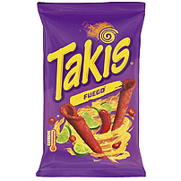 "Takis" Gerollte Maischips mit Chili-Limetten-Geschmack