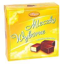 Konfekt "Mleczko Wyborne" mit Zitronengeschmack