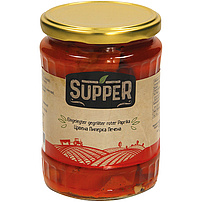 Eingelegter gegrillter roter Paprika "Pikled grilled red paprika"