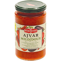 Ajvar mild Gemüsezubereitung mit Paprika und Auberginen, pasteurisiert