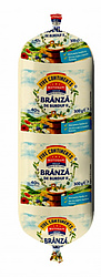 Traditioneller rumänischer Käse "Branza de Burduf" aus Käse aus pasteurisierter Kuhmilch und Käse aus pasteurisierter Schafsmilch. Mindestens 40% Fett i. Tr.