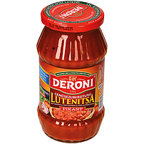 Deroni - Gemüsezubereitung "Lutenitsa Pikant" mit gegrillten Paprika und Auberginen, pikant