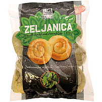 Börek mit Käse und Spinat "Zeljanica Family Pack", schnell gefrorenes Teigprodukt mit Käse- und Spinatfüllung