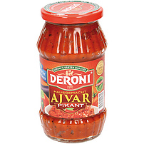 Ajvar nach Hausrezept, pikant, mit gegrillten Auberginen