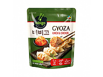 Teigtaschen "Gyoza" gefüllt mit Hühnerfleisch, Kimchi und Gemüse, tiefgefroren