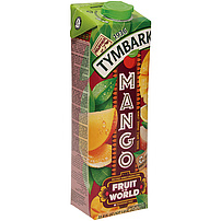 "Mango" Mehrfruchtgetränk mit Mangogeschmack. Mit Zucker und Süßungsmittel. Ohne Kohlensäure, pasteurisiert, naturtrüb.