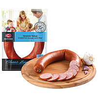 Krakauer "Tschesnotschnoe Kolzo" mit Knoblauch, geräuchert
