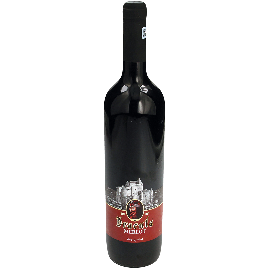 Rotwein aus Rumänien "Dracula Merlot"