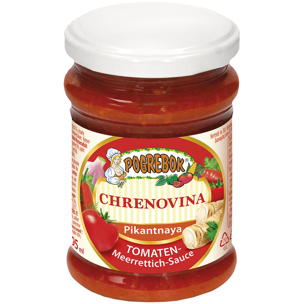 Tomaten-Meerrettich Sosse "Chrenovina"
