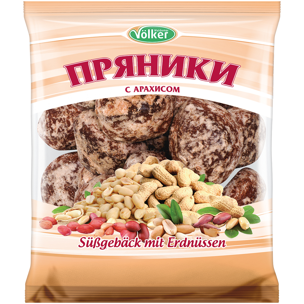 Süßgebäck "Prjaniki" mit Erdnüssen