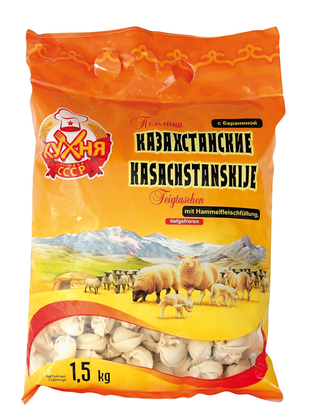 Taštičky "Pelmeni Kazahstanskie" s náplní ze skopového masa