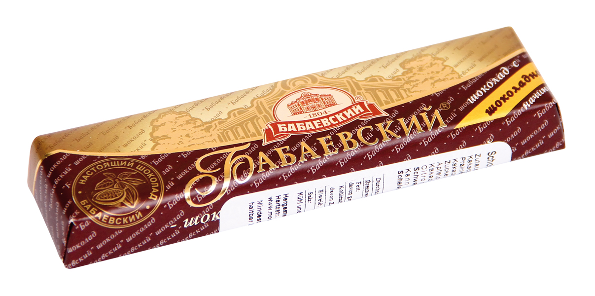 Schokolade "Babaevskij" mit Praline-Füllung