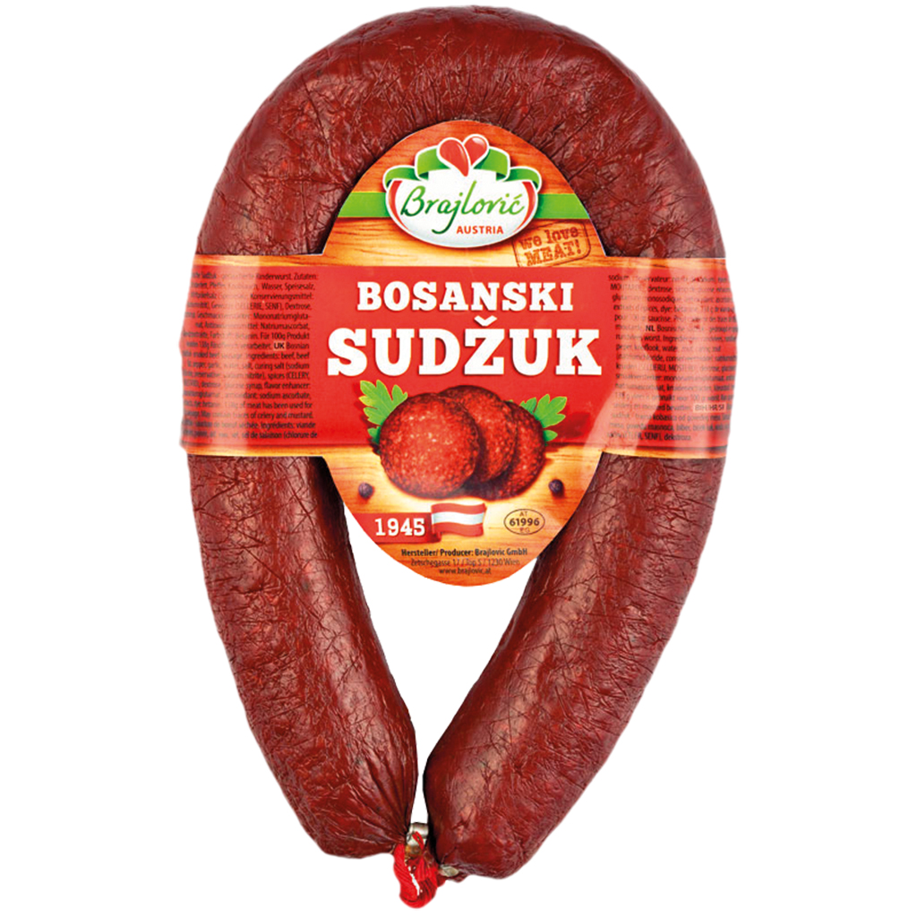 Rinderwurst "Bosanski Sudzuk" geräuchert