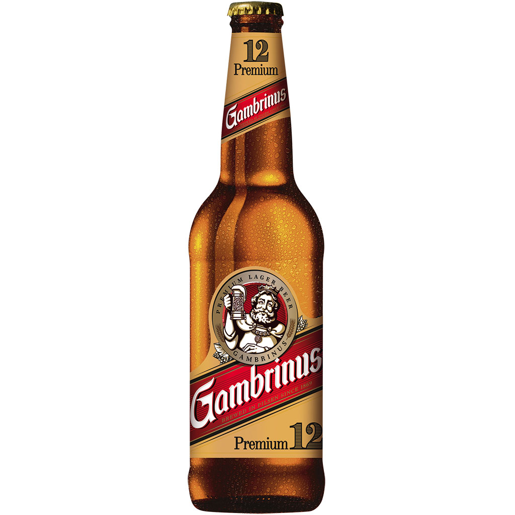 Bier "Gambrinus" 5,2% vol.