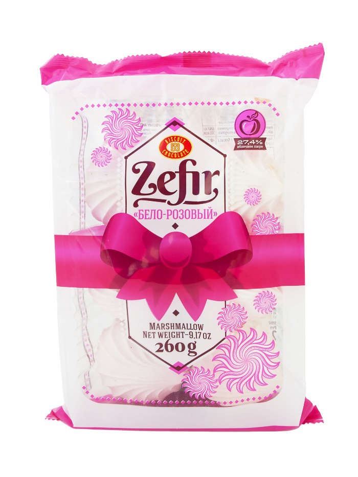 Schaumzuckerware "Pink / Weiß" mit Himbeer- und Vanillegeschmack