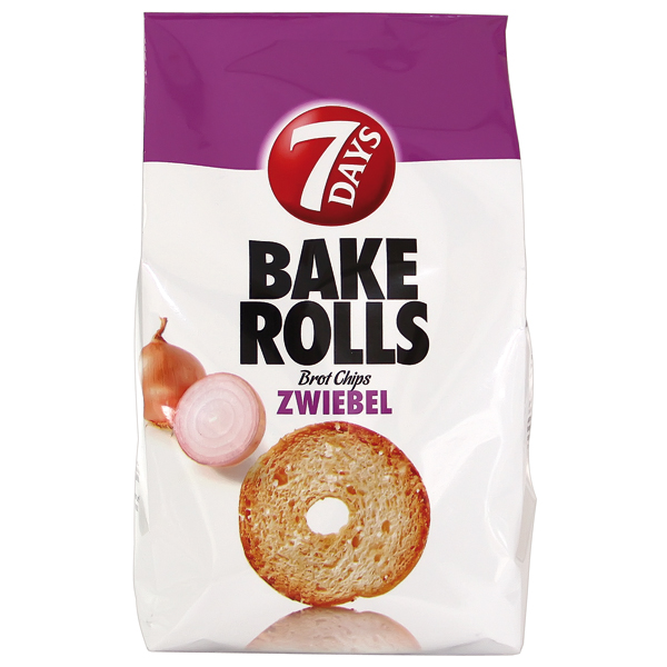 Knusprige Brot-Chips mit Zwiebelgeschmack