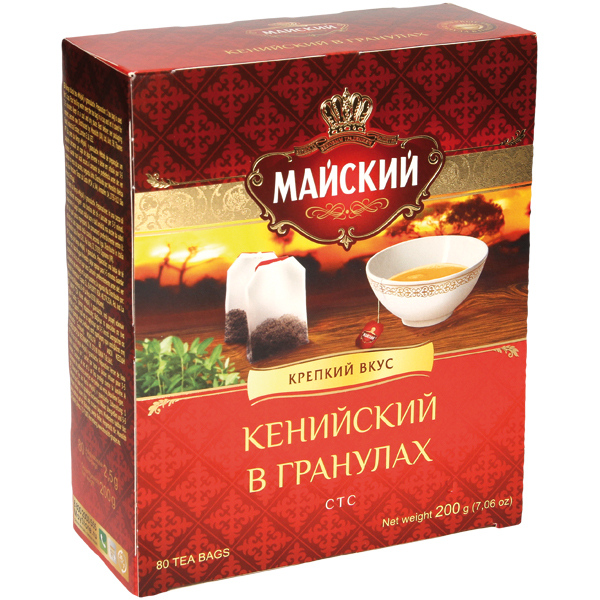 Schwarzer Tee aus Kenia "Majskij" 80 x 2,5g