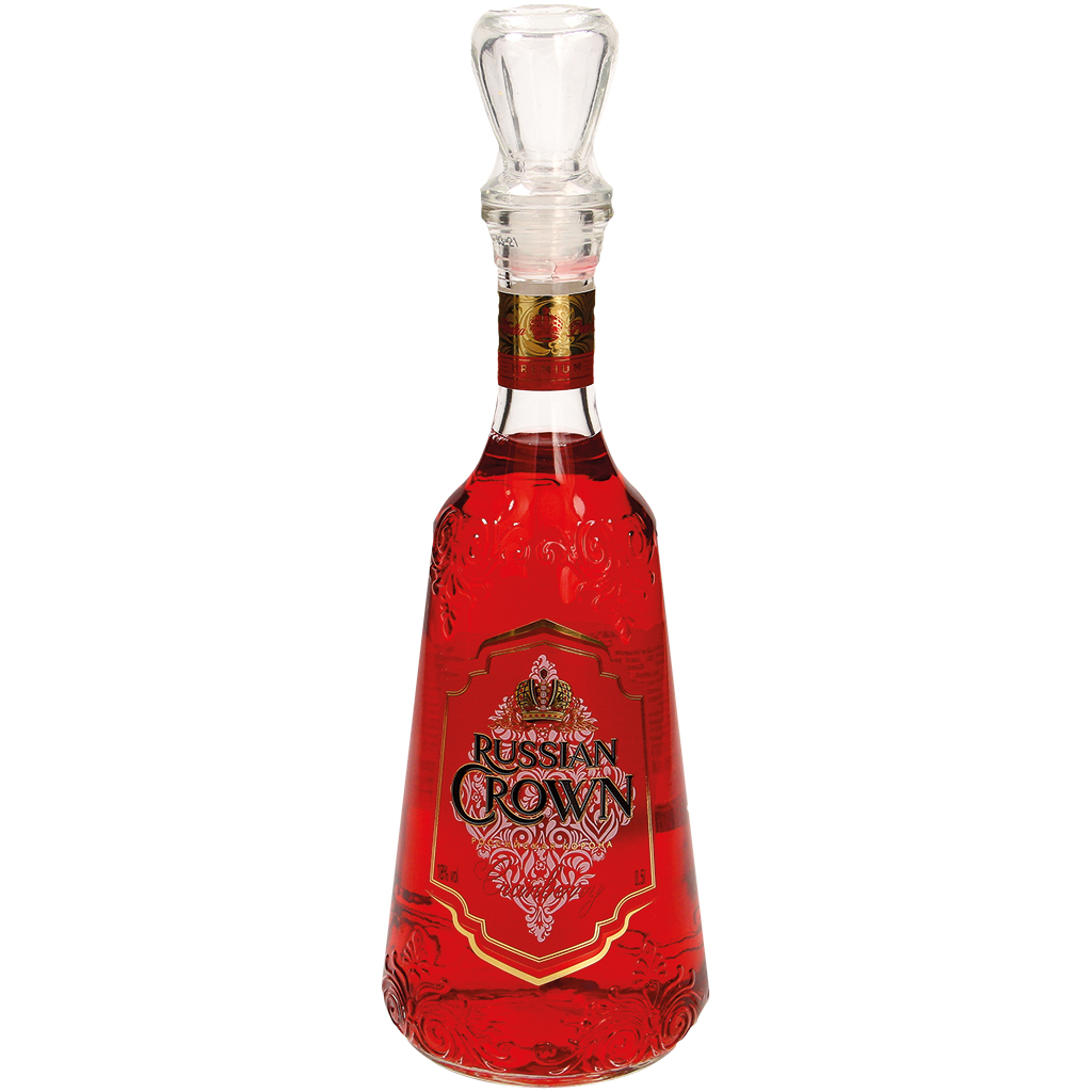 Spirituose "Russian Crown Cranberry" mit Moosbeerengeschmack, 18% vol.