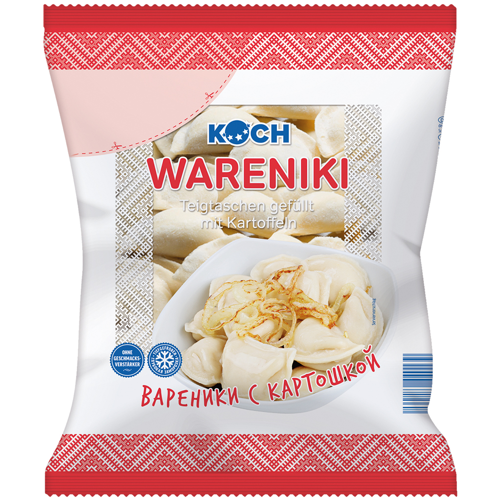 Taštičky "Wareniki" s bramborovou náplní