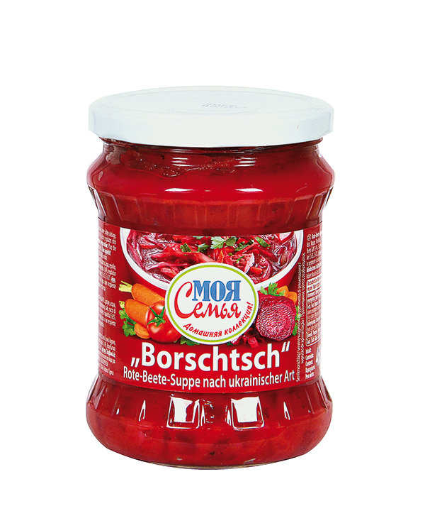 Rote-Beete-Suppe "Borschtsch" nach ukrainischer Art