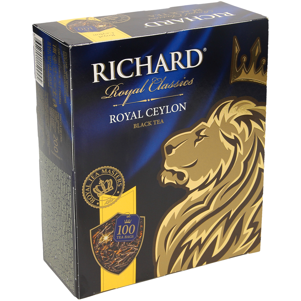 Schwarzer Tee aus Ceylon "Richard Royal Ceylon" 100 x 2g
