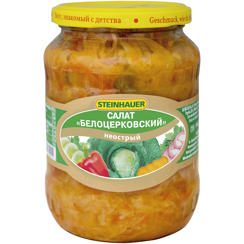 Gemüsesalat "Belozerkowskij" mild