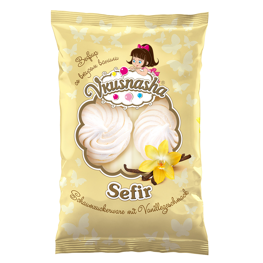 Schaumzuckerware mit Vanillegeschmack "Sefir Vanilniy"