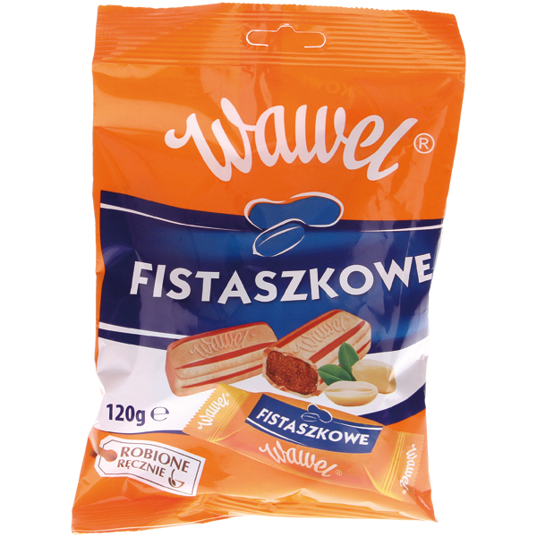 Hartkaramelle "Fistaszkowe" mit Erdnussfüllung