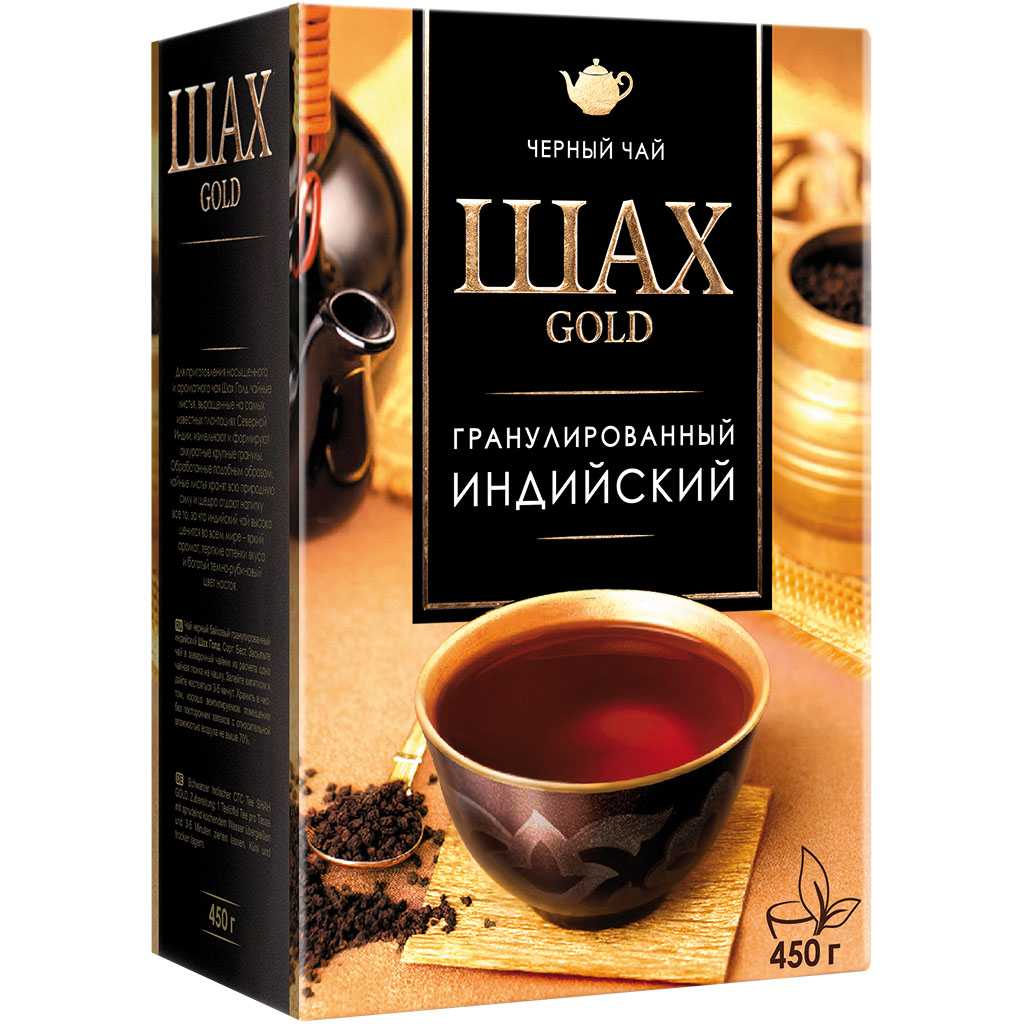 Schwarzer indischer Tee "Shah Gold", granuliert