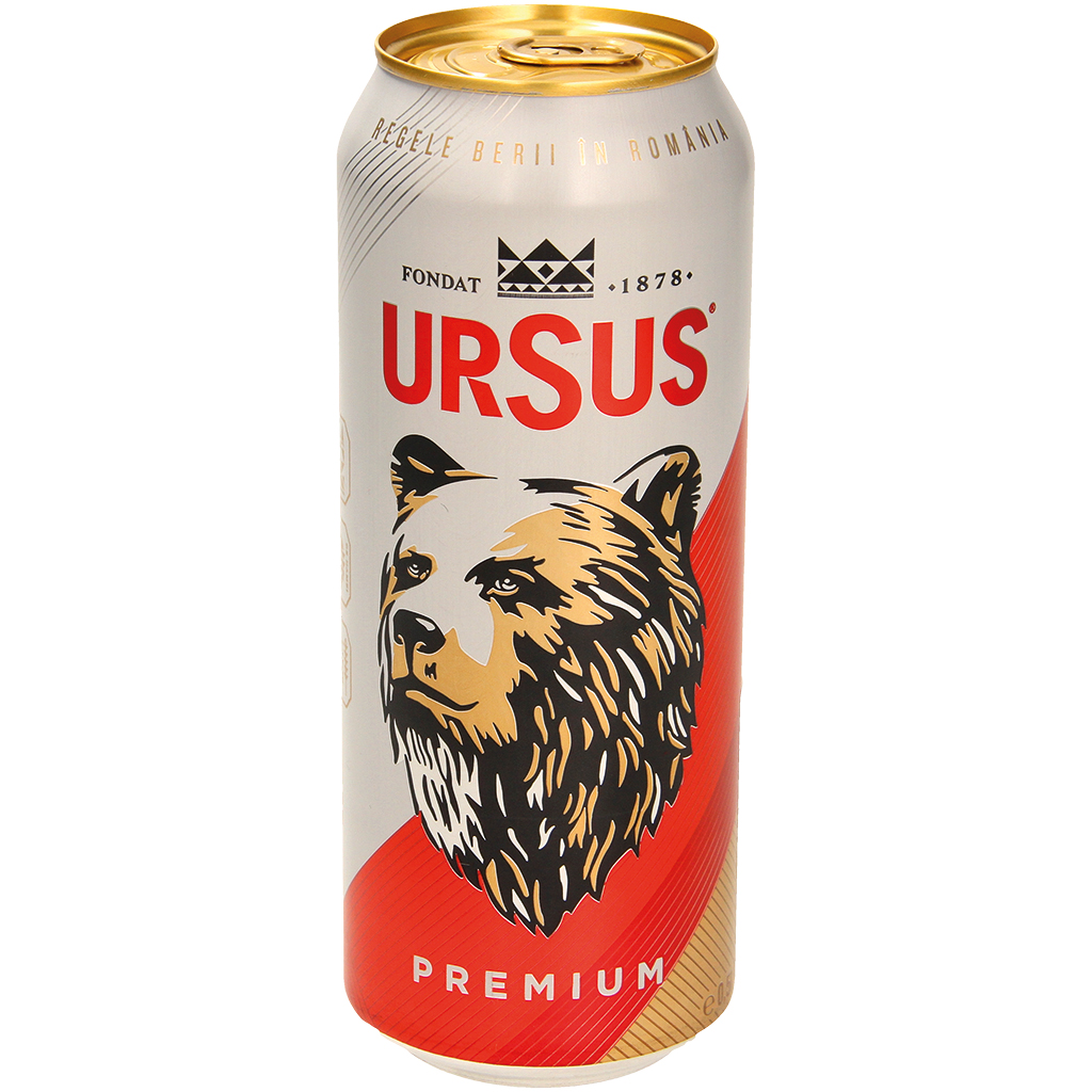 Bier "Ursus Premium", 5% vol.