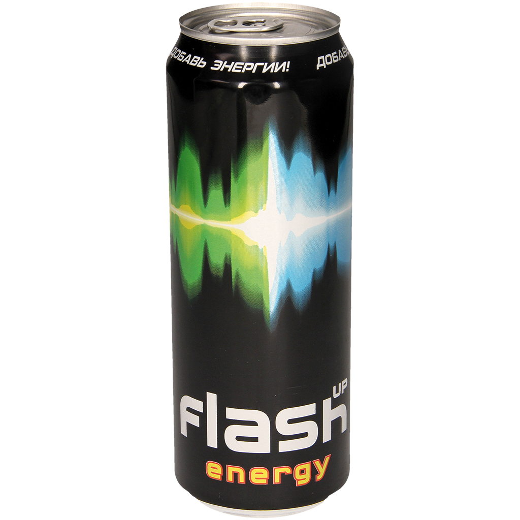 "Flash Up Energy Drink" akoholfreies Taurin- und Koffeinhaltiges Erfrischungsgetränk mit Vitaminen und Aroma