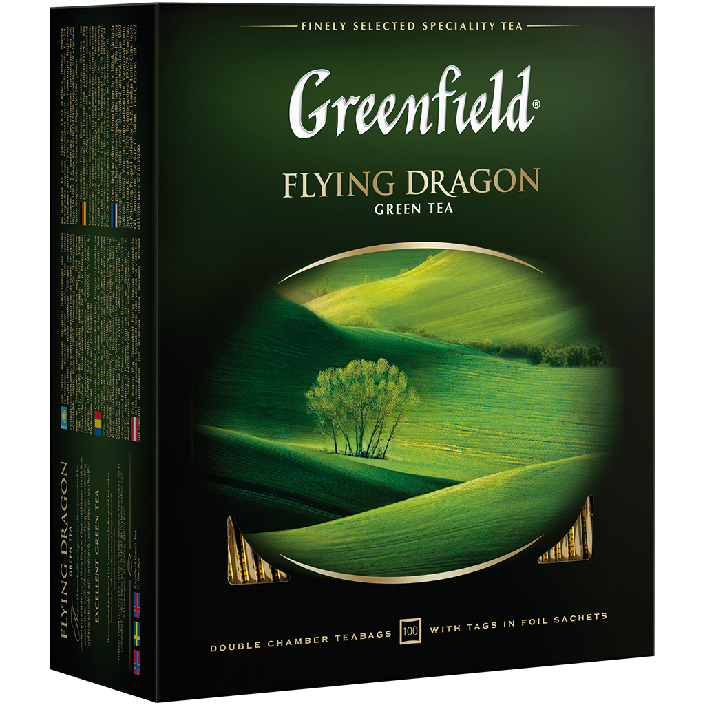 Zeleni čaj "Greenfield Flying Dragon", u vrećicama čaja
