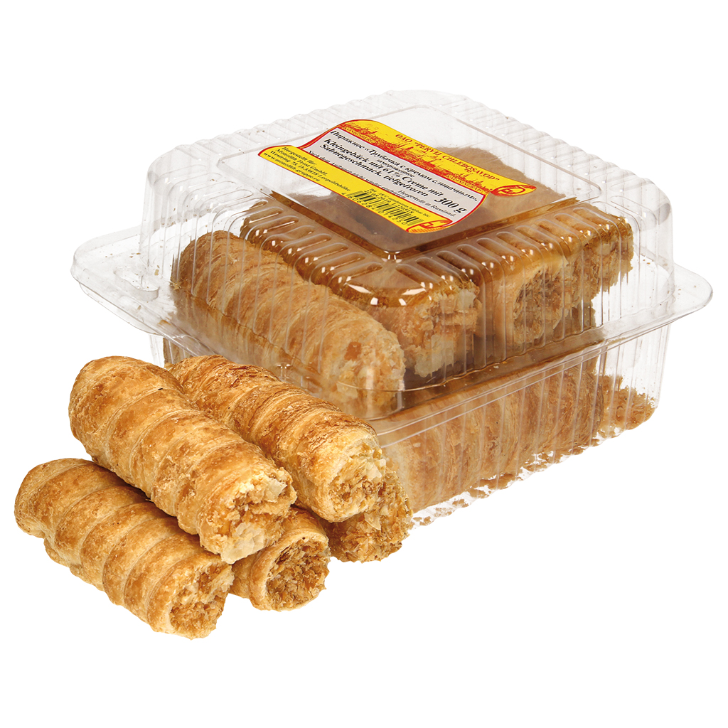 Kleingebäck mit 61% Creme mit Sahnegeschmack, tiefgefroren