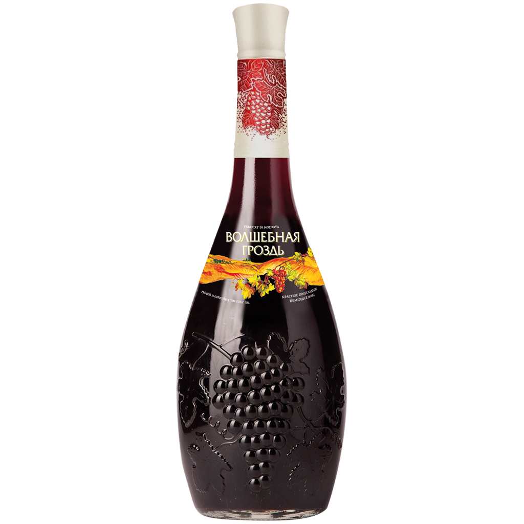 "Wolschebnaja Grosdj" Wein aus Moldawien, rot, lieblich