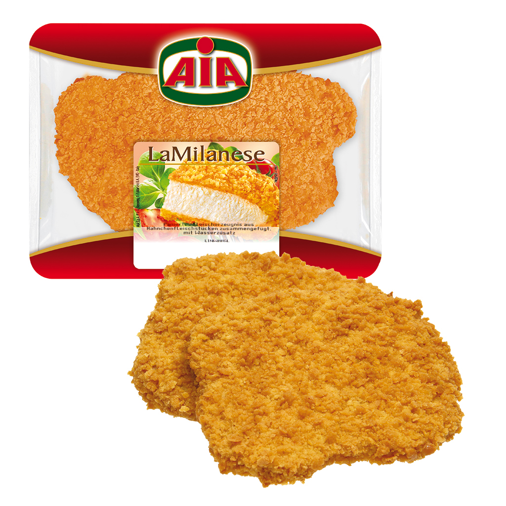 Lamilanese Hähnchen Schnitzel paniert. geg.
