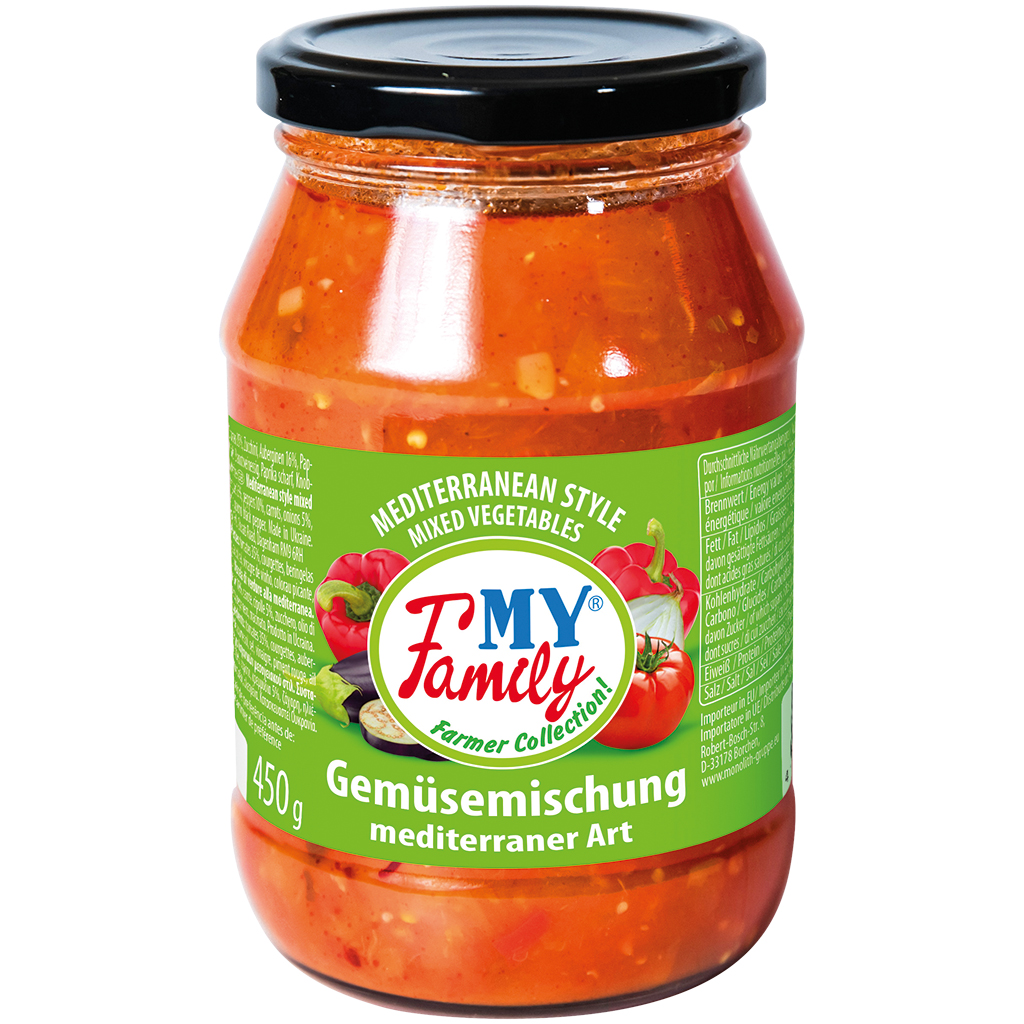 Gemüsemischung mediterraner Art