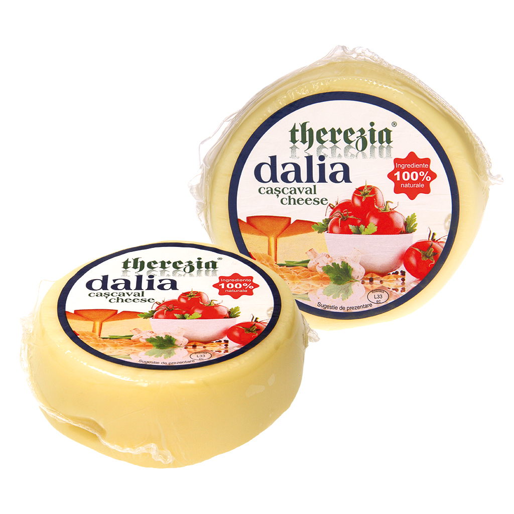 Rumänischer Pasta Filata Käse "Cascaval Dalia" aus pasteurisierter Kuhmilch - Vollfettstufe