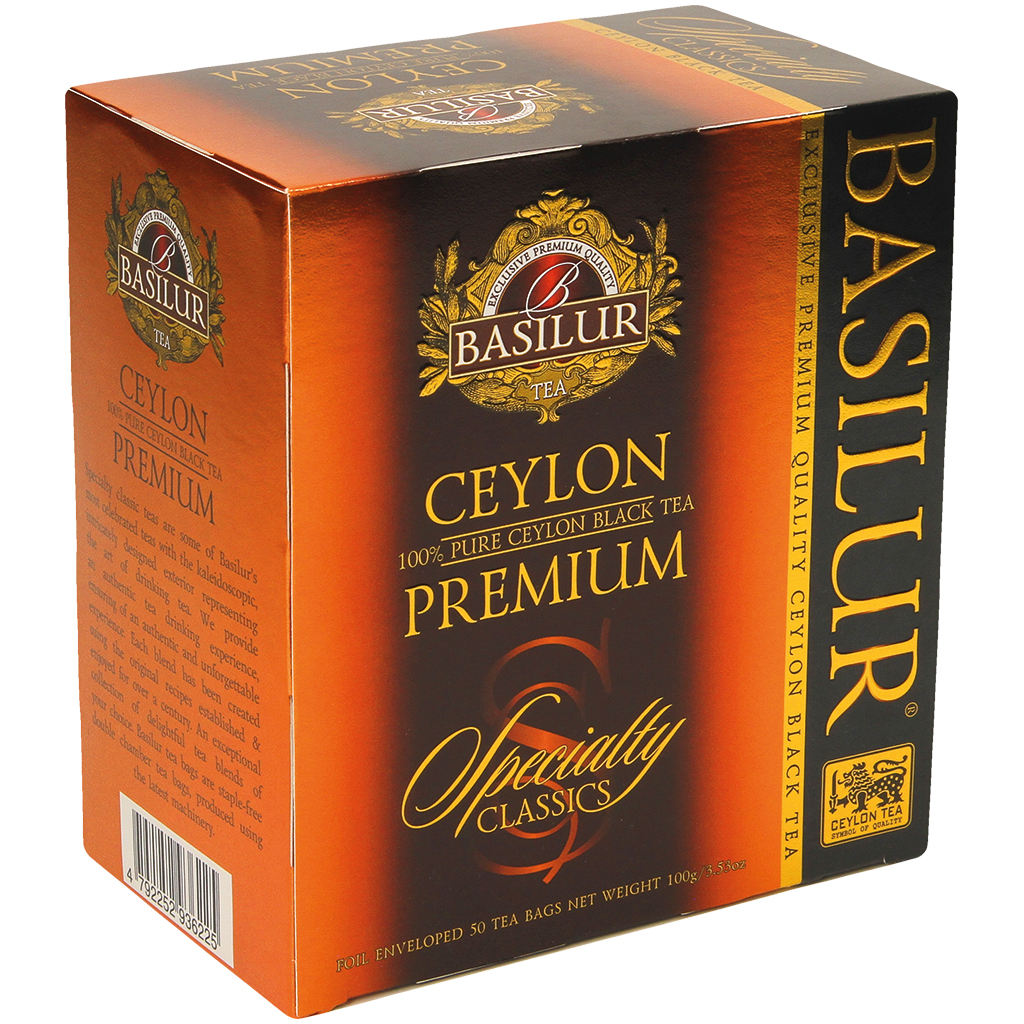Schwarzer Ceylon Tee "Ceylon Premium" 50x2g