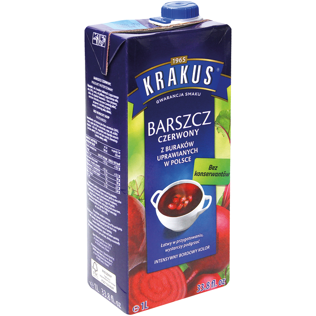 Rote Beete Suppe "Barszcz". Pasteurisiert.