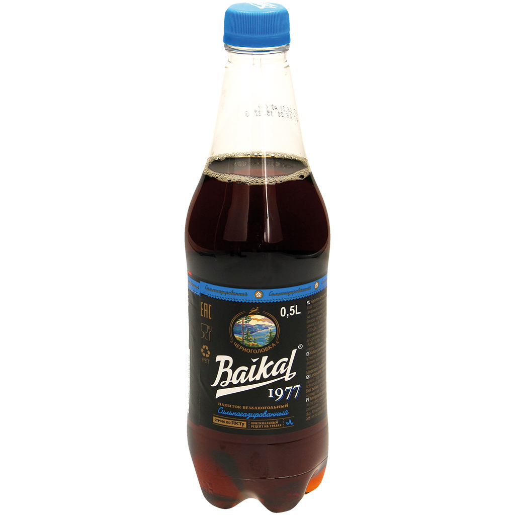 Kohlensäurehaltiges Erfrischungsgetränk "Baikal 1977"
