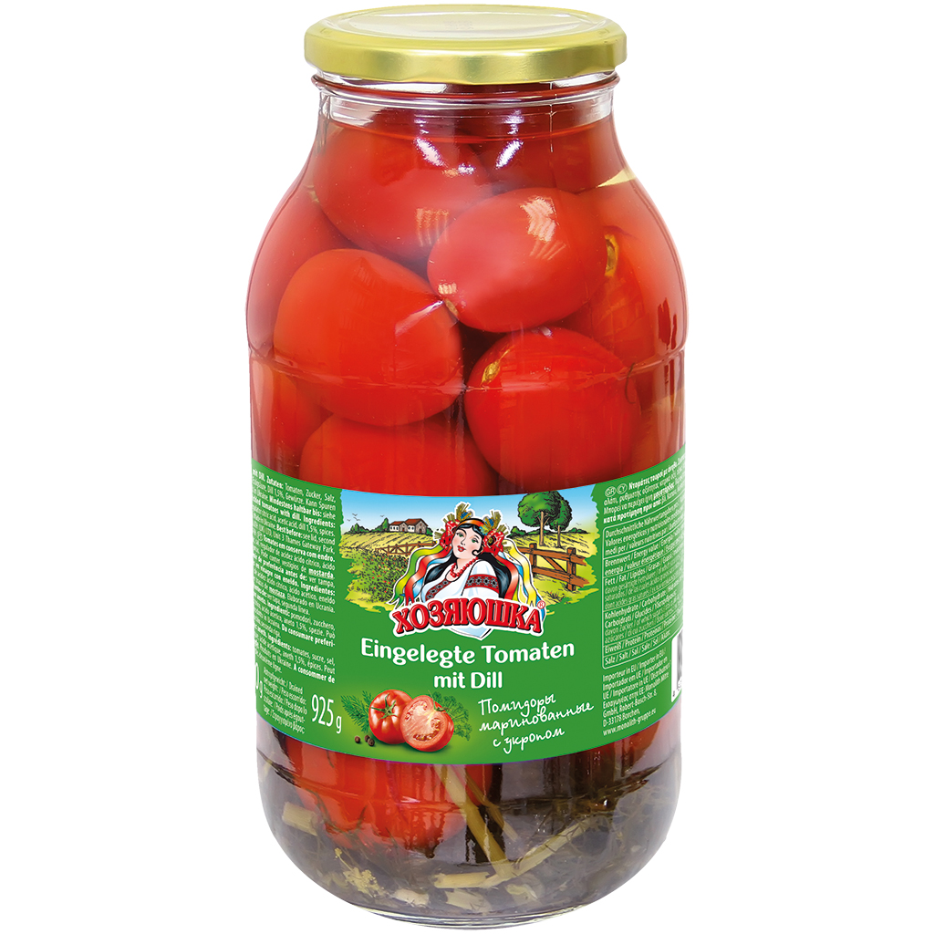 Eingelegte Tomaten mit Dill