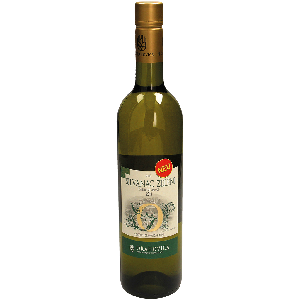 Weißwein mit g. U. Slavonija "Silvanac zeleni"