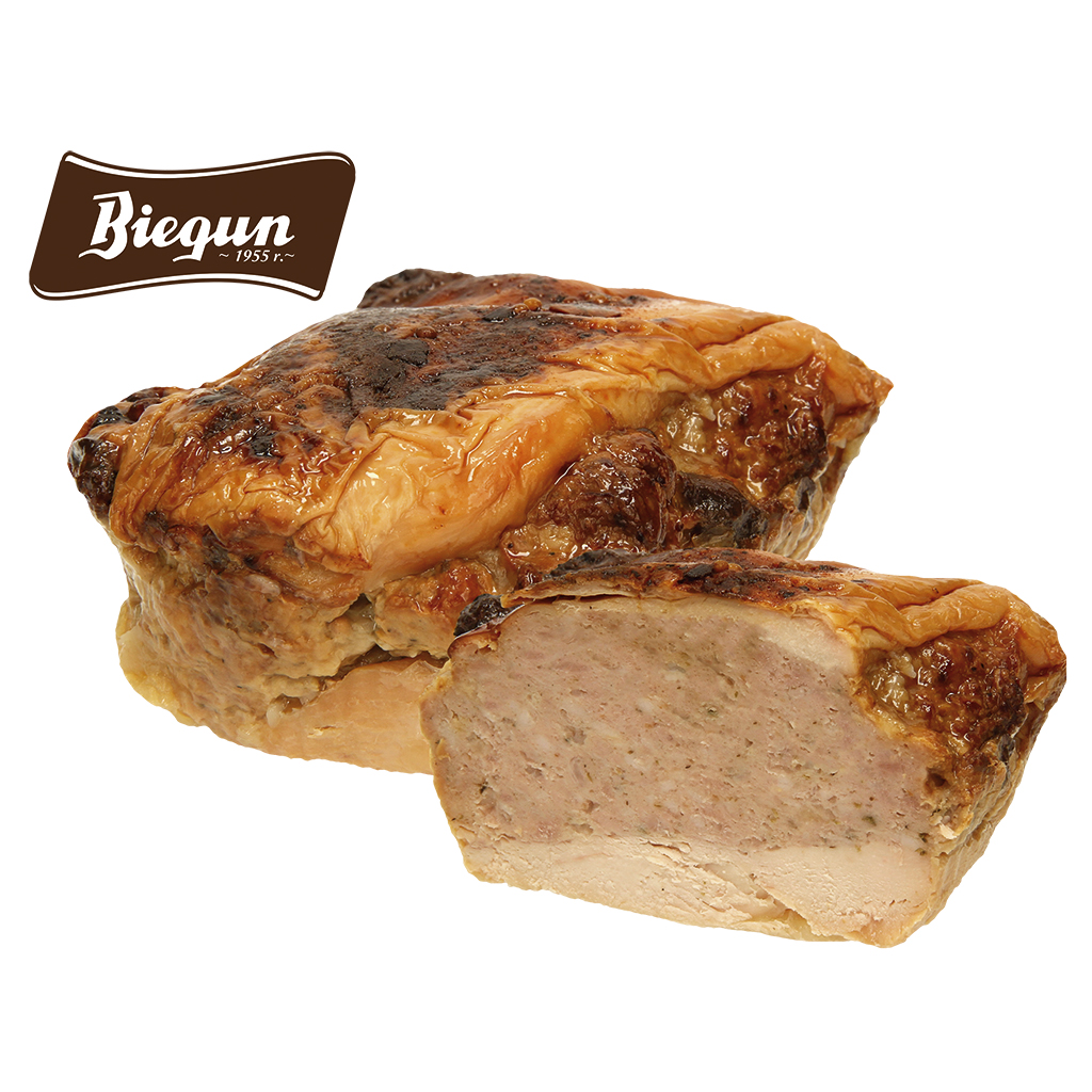 Ofen-Hähnchenfilets "Kurczak faszerowany", mit würziger Schweinefleisch-Rosinen-Dörrapfel-Füllung, mit Sojaeiweißhydrolysat