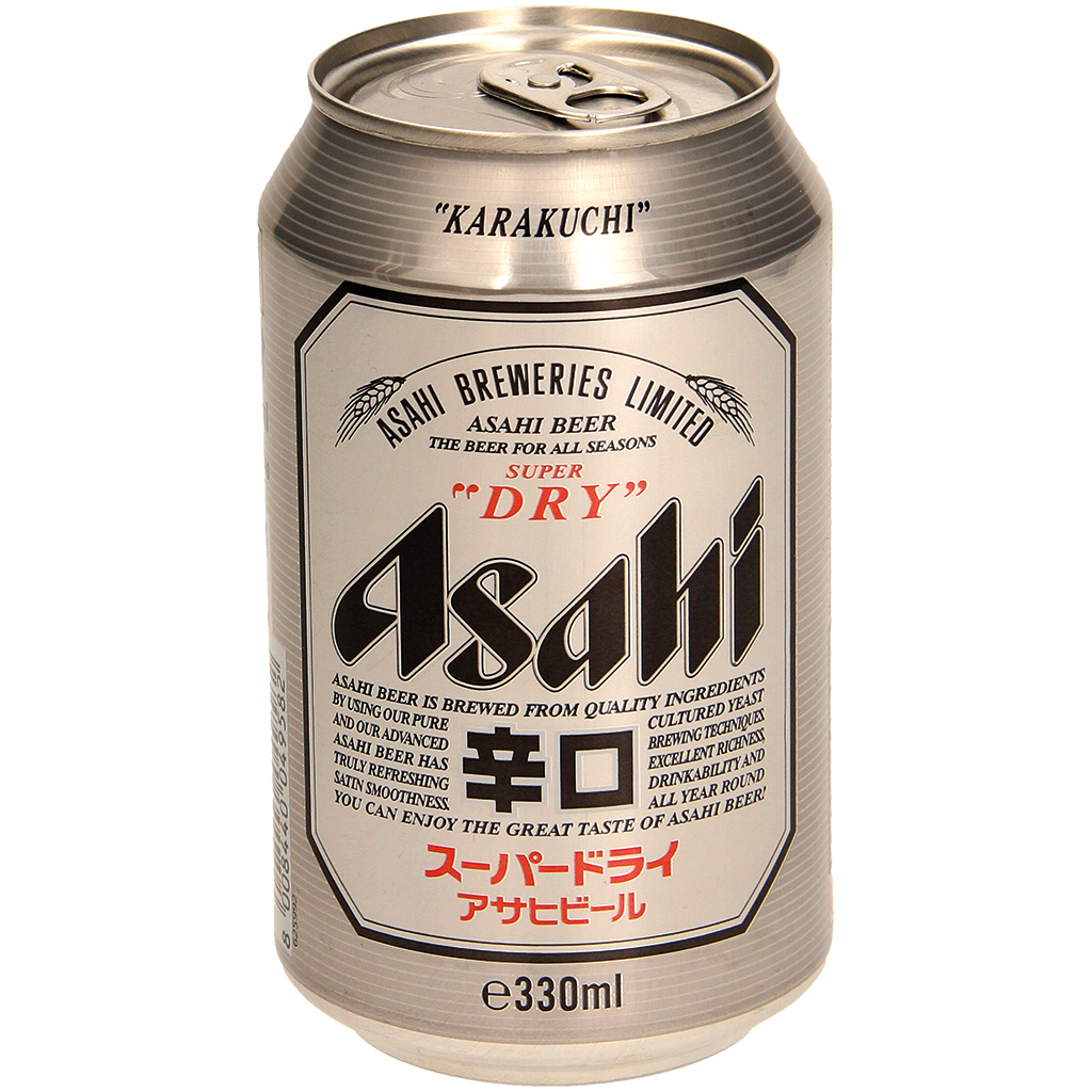 Bier "Asahi Beer Super Dry" 5,2% vol.
